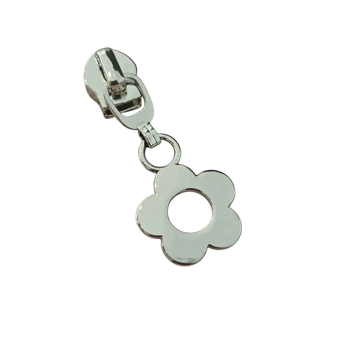 Zipper Donut Flower Gold - Reißverschluss Schieber Gr.5
