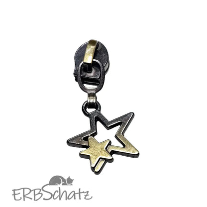 Zipper Doppelstern - Bronze