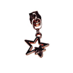Zipper Doppelstern Bronze - Reißverschluss Schieber Gr.5