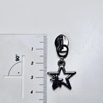 Zipper Doppelstern Bronze - Reißverschluss Schieber Gr.5