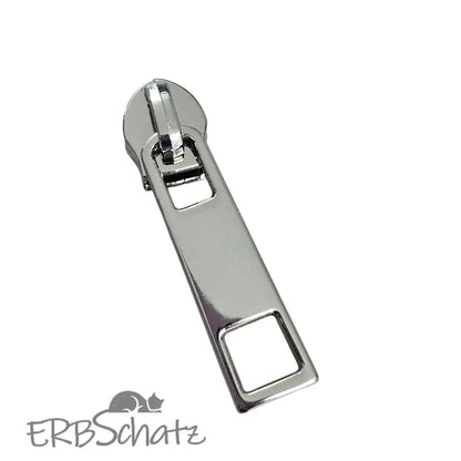 Zipper eckig Gold - Reißverschluss Schieber Gr.5