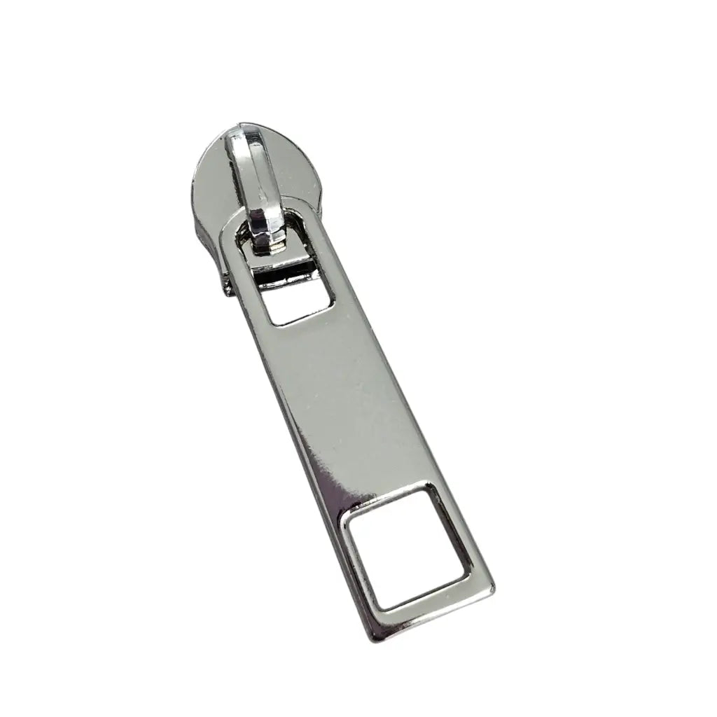 Zipper eckig Gold - Reißverschluss Schieber Gr.5