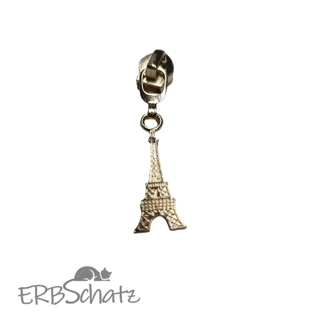 Zipper Eiffelturm Rainbow - Reißverschluss Schieber Gr.5