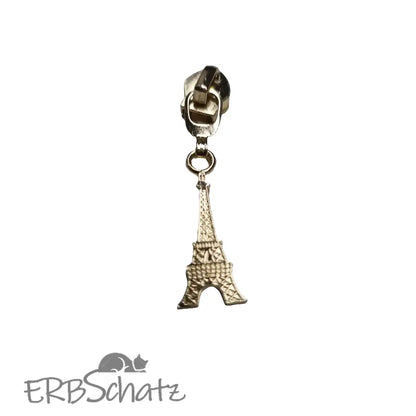 Zipper Eiffelturm Rainbow - Reißverschluss Schieber Gr.5