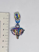 Zipper Elephant 3d Silber - Reißverschluss Schieber Gr.5