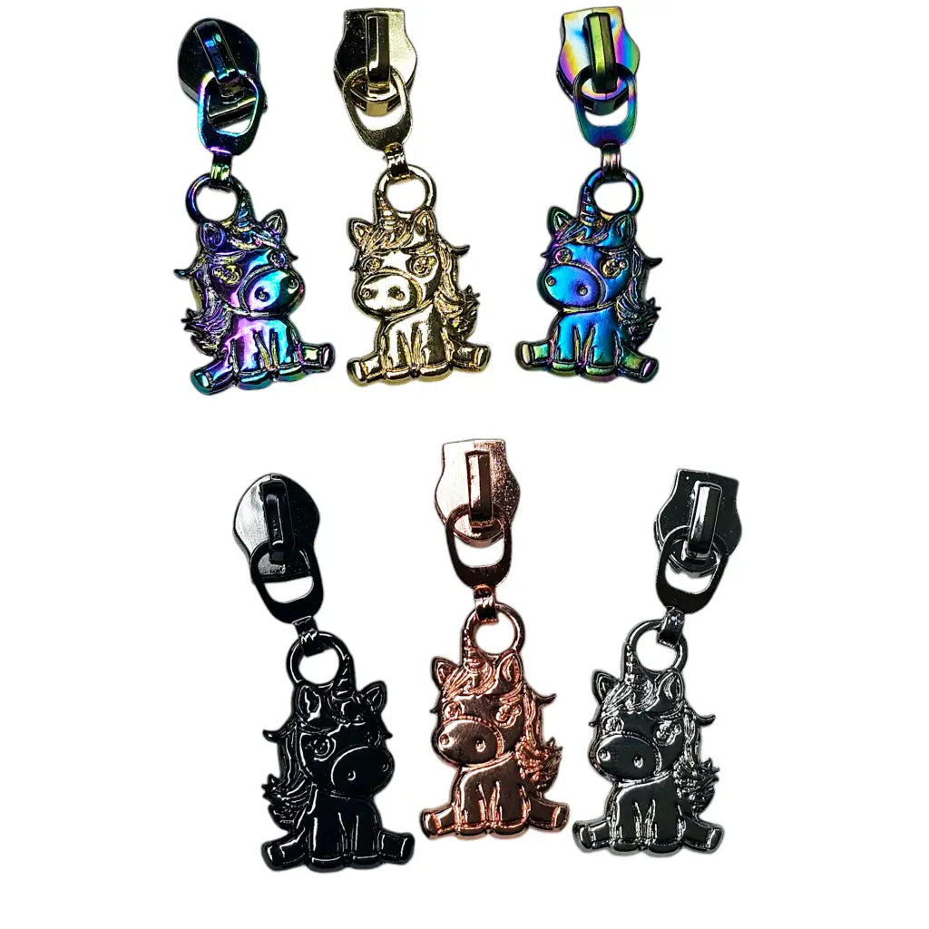 Zipper Erbschatz Unicorn Rainbow - Reißverschluss Schieber
