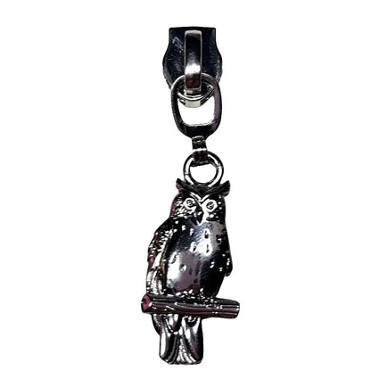 Zipper Eule Rainbow - Reißverschluss Schieber Gr.5