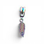 Zipper Feder Rainbow - Reißverschluss Schieber Gr.5