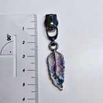 Zipper Feder Rainbow - Reißverschluss Schieber Gr.5