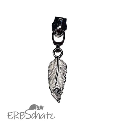 Zipper Feder - Silber