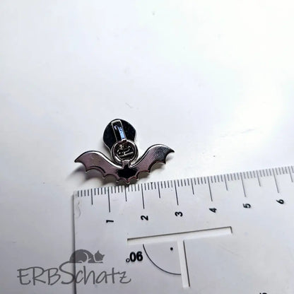 Zipper Fledermaus Regenbogen - Reißverschluss Schieber Gr.5