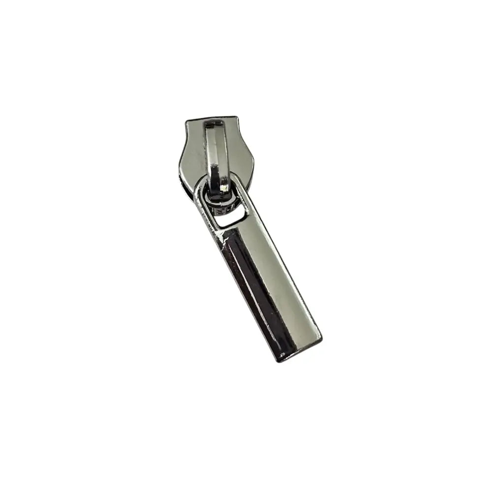 Zipper gerade Form (Gr. 3) Gun Metal - Reißverschluss