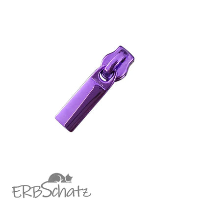 Zipper gerade Form metallic Colours (Gr. 3) Pink