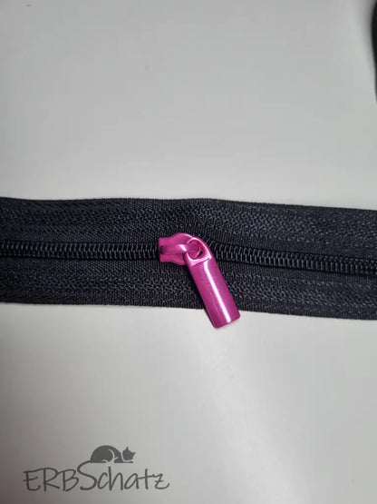 Zipper gerade Form metallic Colours (Gr. 3) Pink