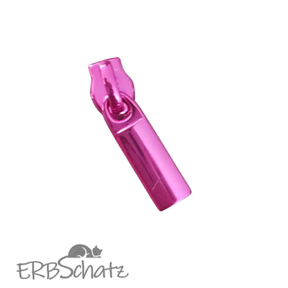 Zipper gerade Form metallic Colours (Gr. 3) Pink