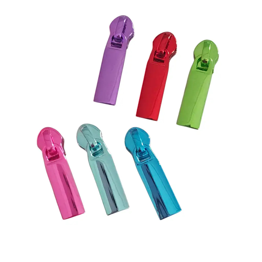 Zipper gerade Form metallic Colours Pink - Reißverschluss