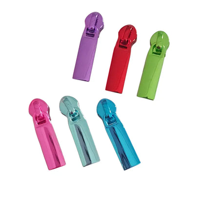 Zipper gerade Form metallic Colours Pink - Reißverschluss
