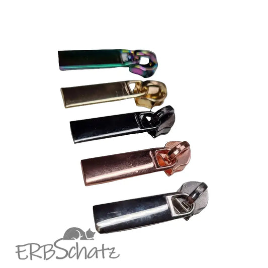 Zipper gerade Form Roségold - Reißverschluss Schieber Gr.5