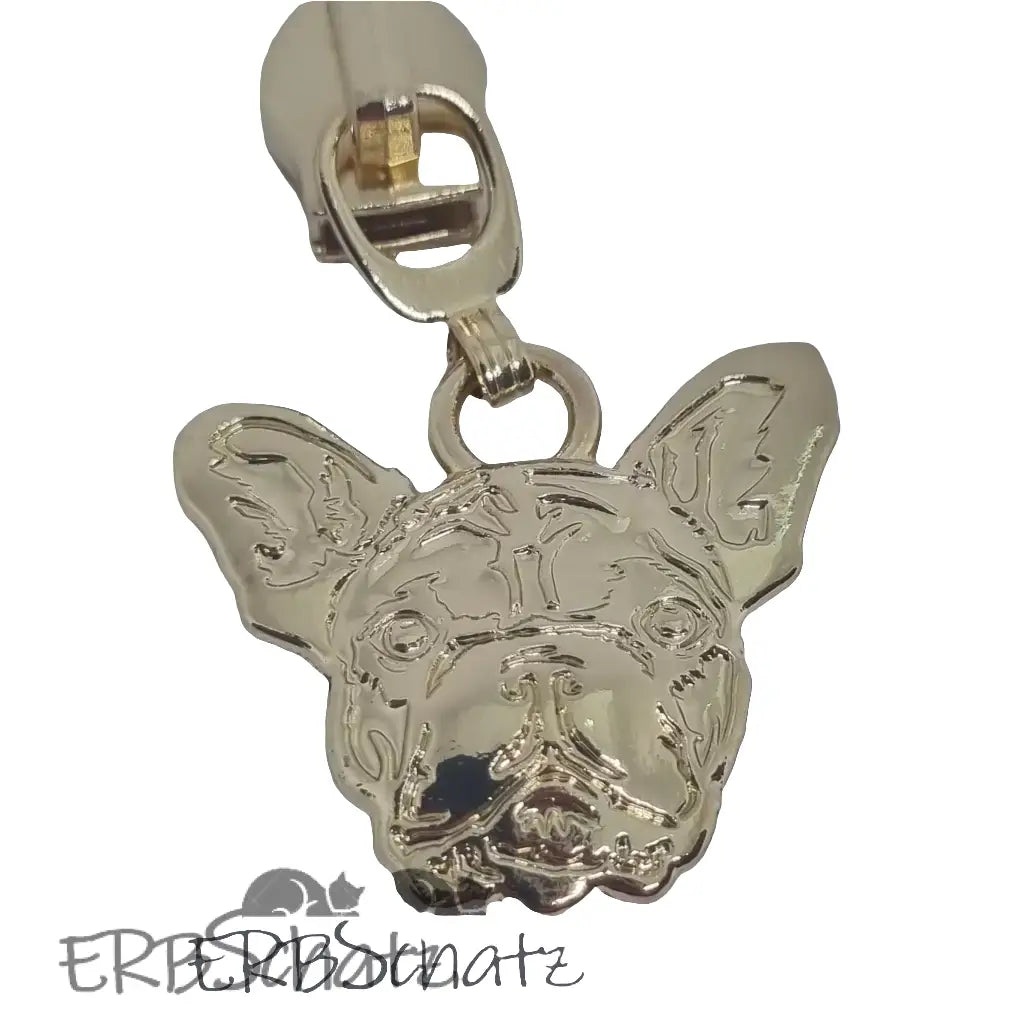 Zipper Frenchie Rainbow - Reißverschluss Schieber Gr.5
