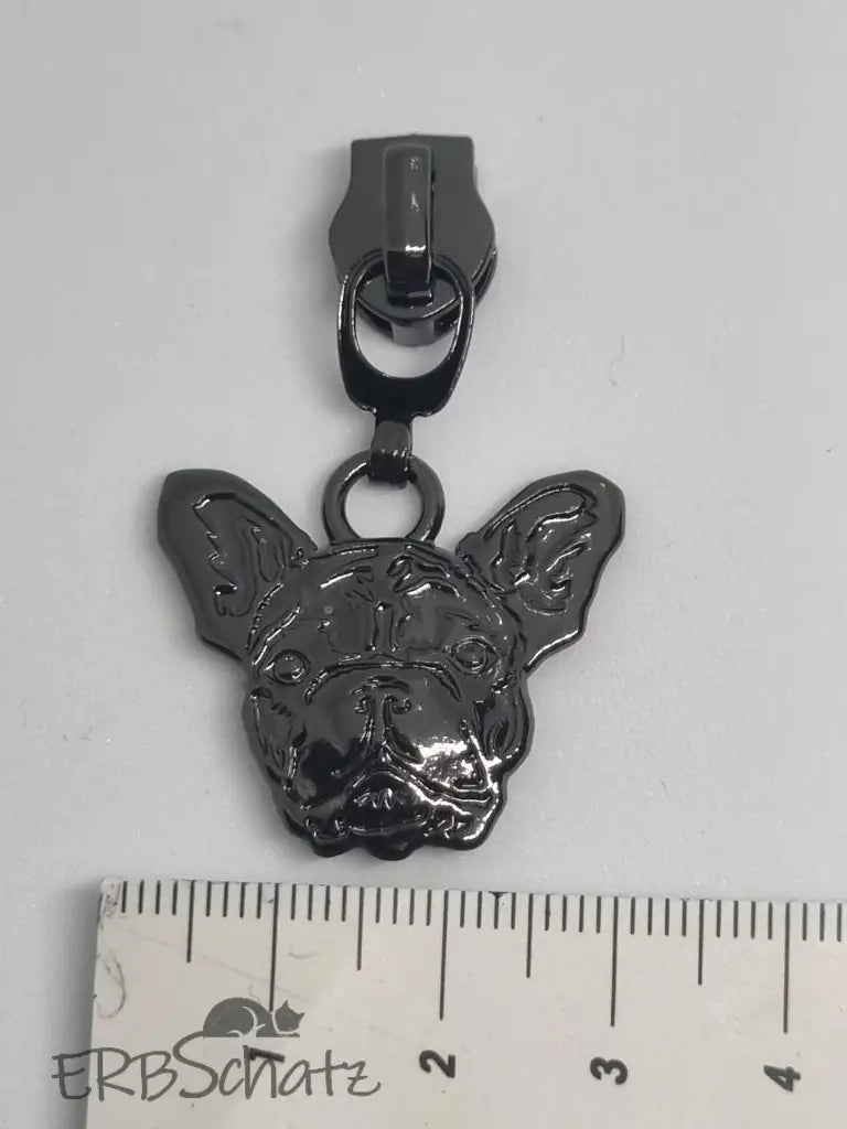 Zipper Frenchie Rainbow - Reißverschluss Schieber Gr.5