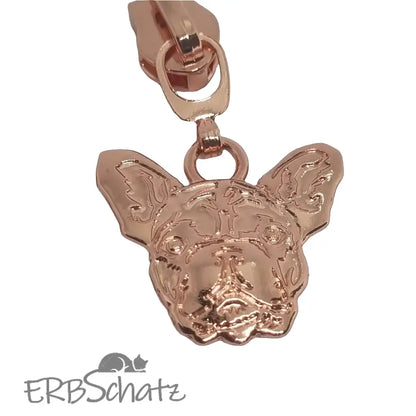 Zipper Frenchie Rainbow - Reißverschluss Schieber Gr.5