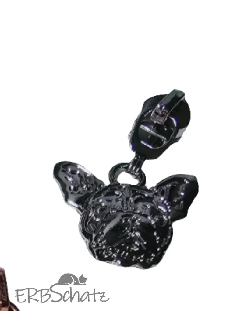 Zipper Frenchie Rainbow - Reißverschluss Schieber Gr.5