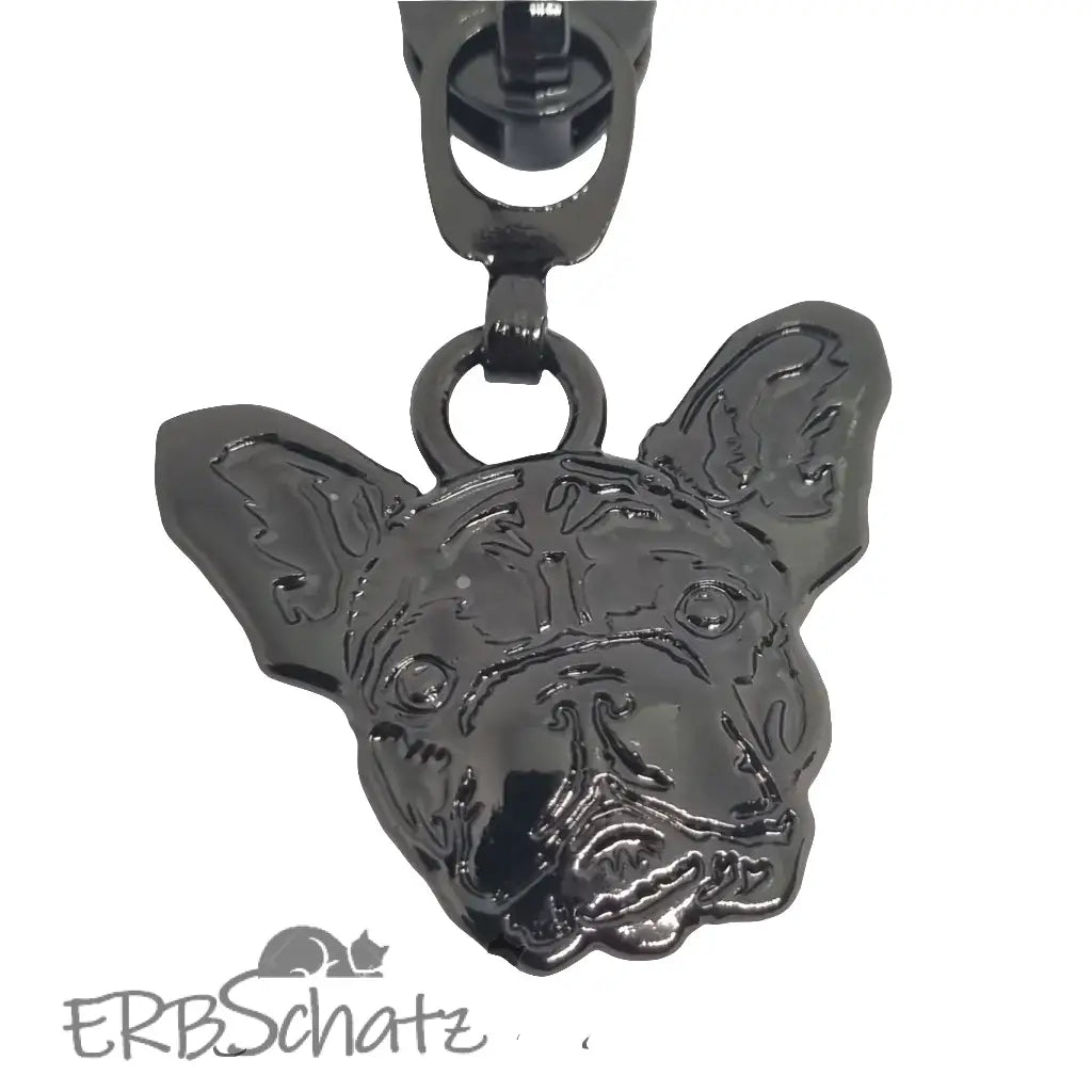 Zipper Frenchie Rainbow - Reißverschluss Schieber Gr.5