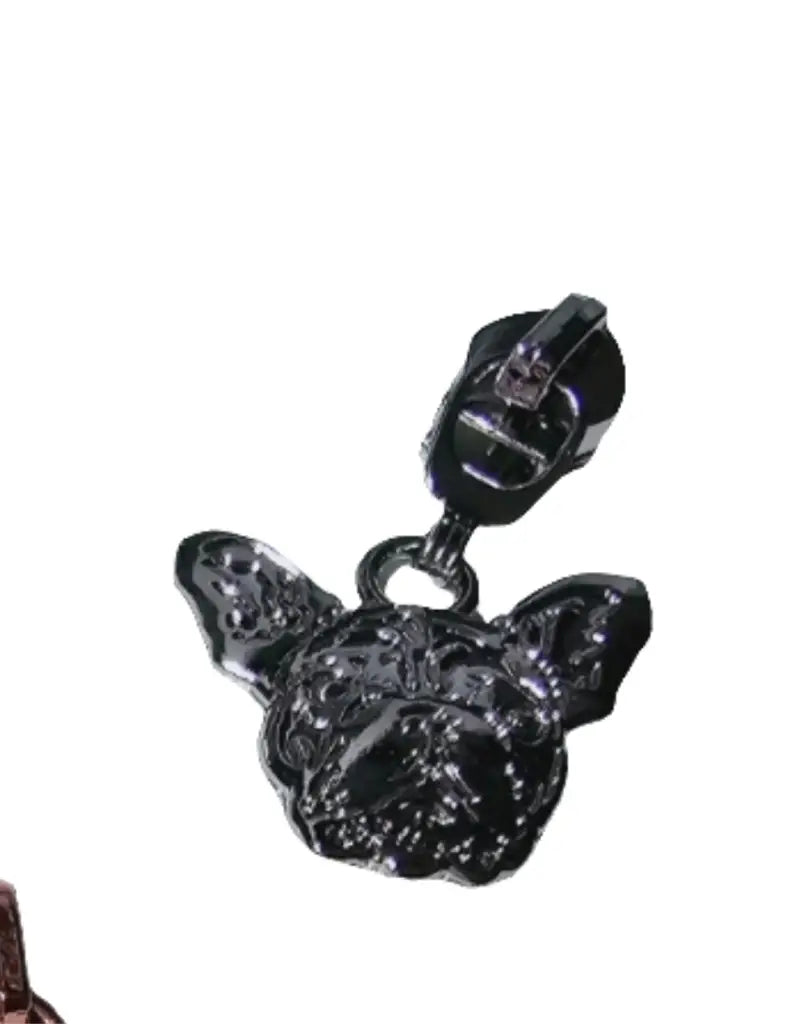 Zipper Frenchie Rainbow - Reißverschluss Schieber Gr.5