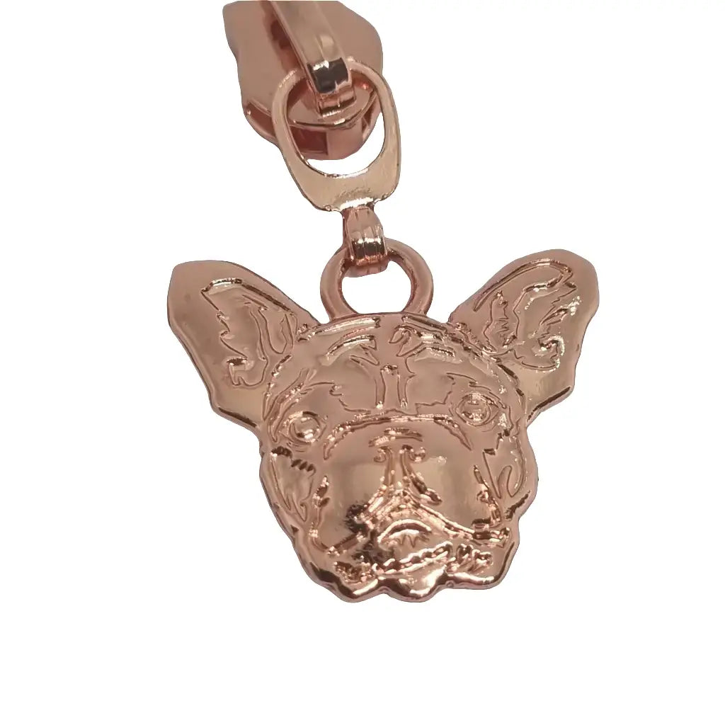 Zipper Frenchie Rainbow - Reißverschluss Schieber Gr.5