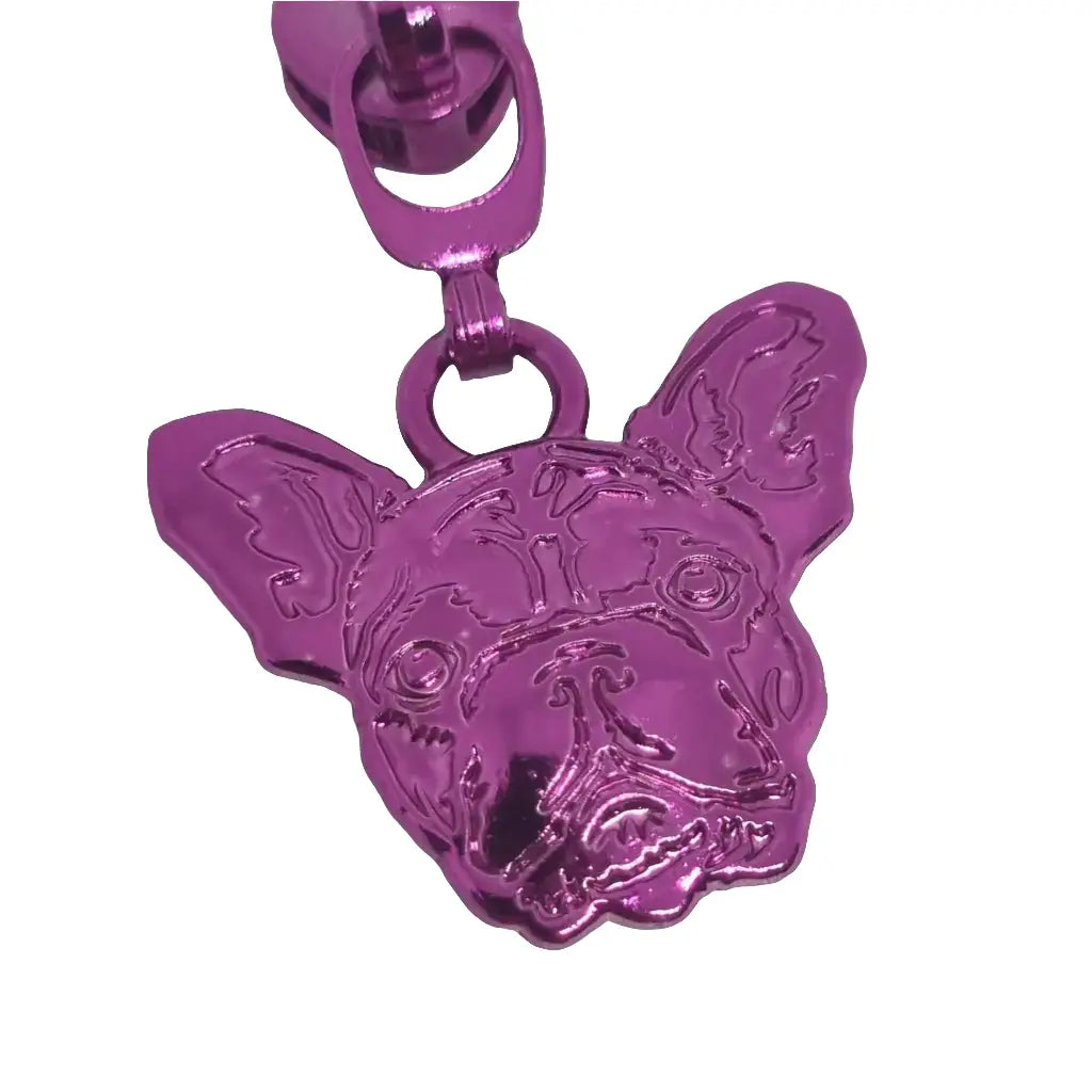 Zipper Frenchie Rainbow - Reißverschluss Schieber Gr.5