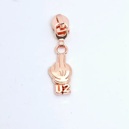 Zipper ’FU2’’ Rainbow - Reißverschluss Schieber Gr.5