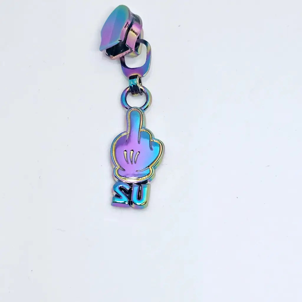 Zipper ’FU2’’ Rainbow - Reißverschluss Schieber Gr.5
