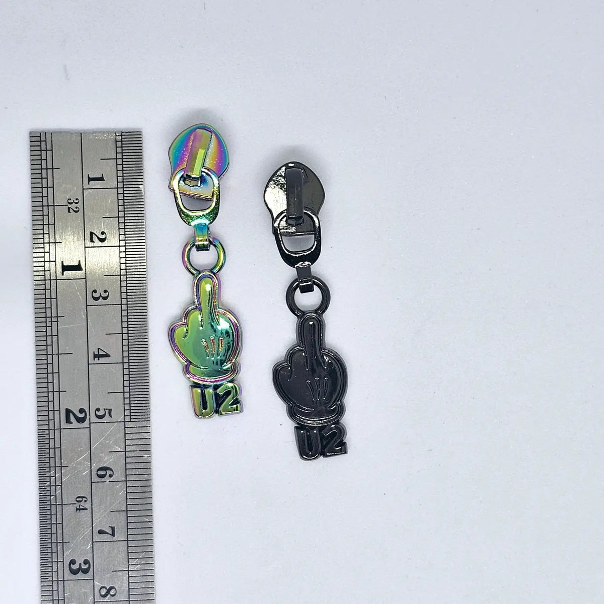 Zipper ’FU2’’ Rainbow - Reißverschluss Schieber Gr.5