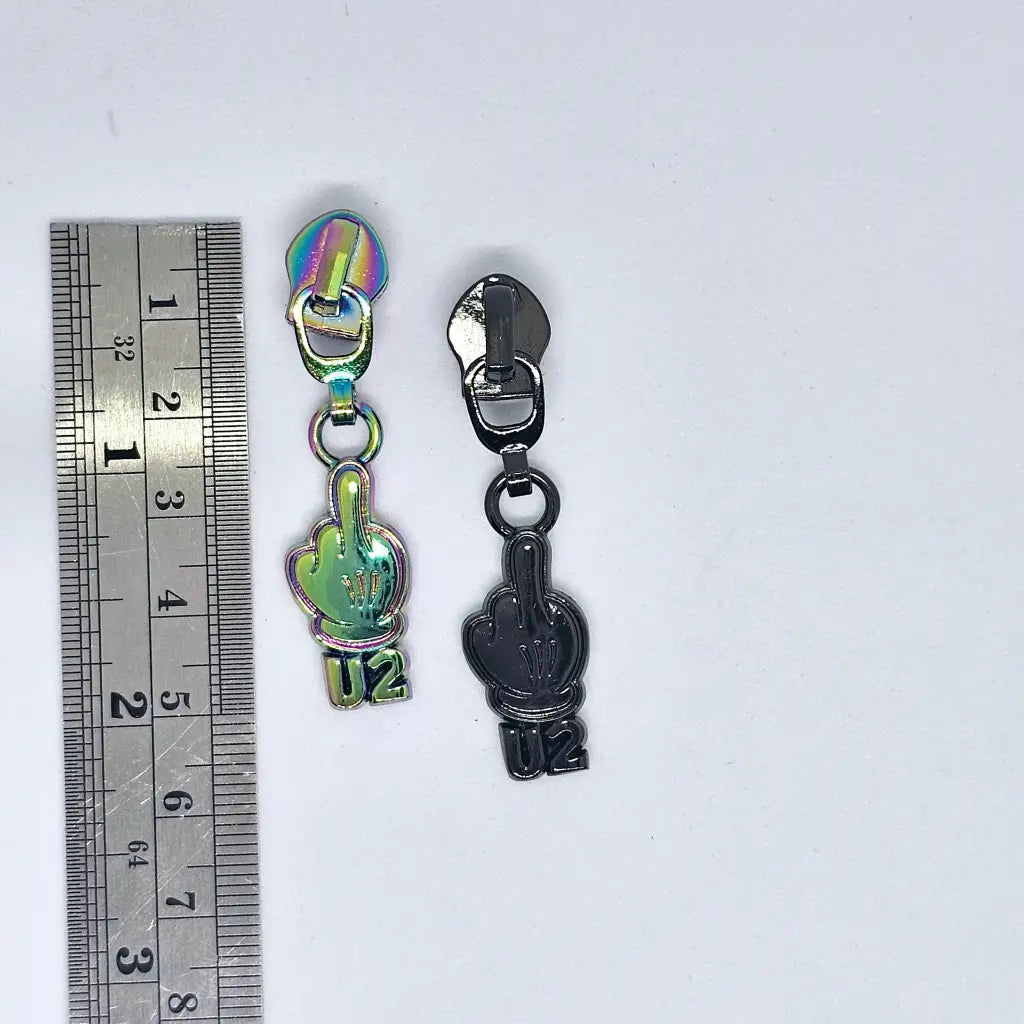 Zipper ’FU2’’ Rainbow - Reißverschluss Schieber Gr.5