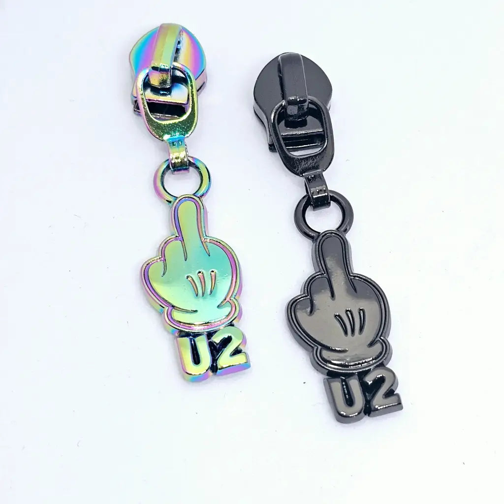 Zipper ’FU2’’ Rainbow - Reißverschluss Schieber Gr.5