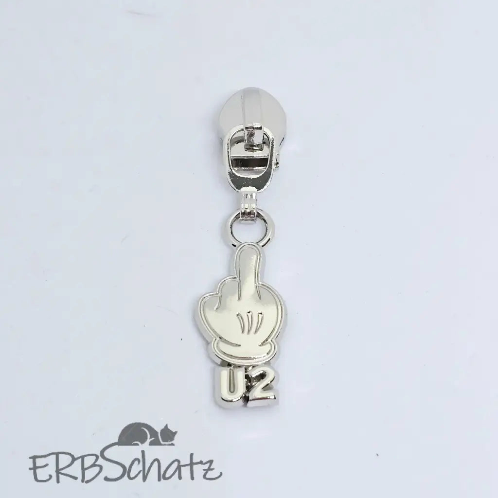 Zipper ’FU2’ - Silber