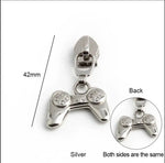 Zipper Gamepad Gold - Reißverschluss Schieber Gr.5