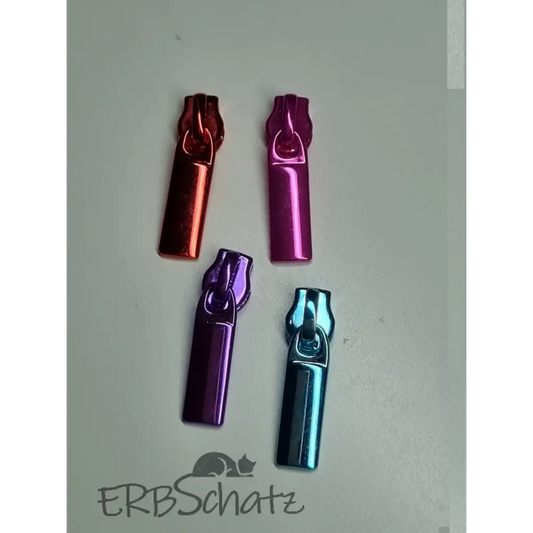 Zipper gerade Form metallic Colours (Gr. 3)