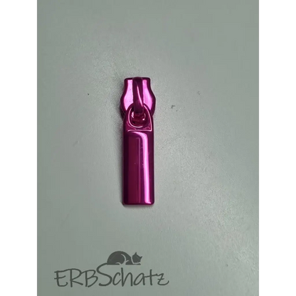Zipper gerade Form metallic Colours (Gr. 3) - Pink