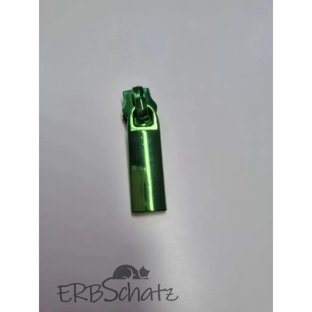 Zipper gerade Form metallic Colours - Grün