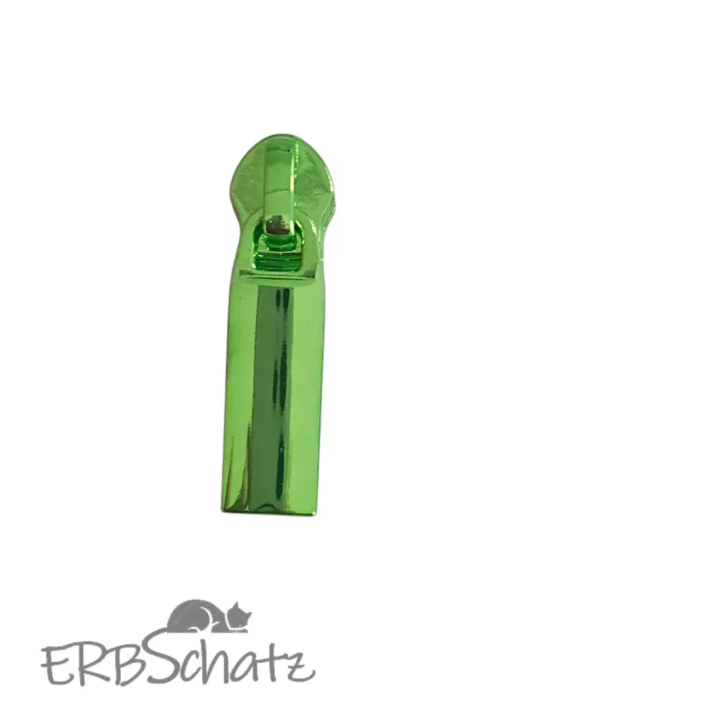 Zipper gerade Form metallic Colours - Grün