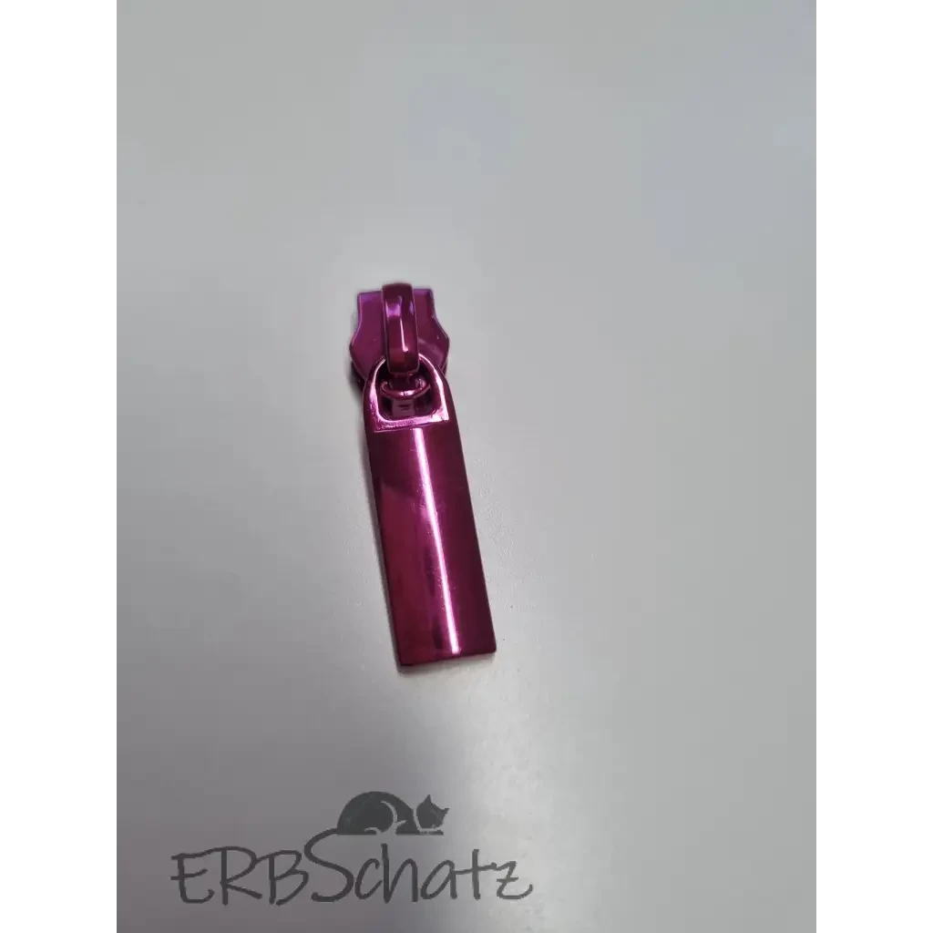 Zipper gerade Form metallic Colours - Pink