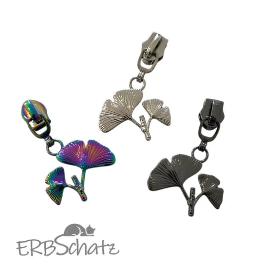 Zipper Ginkgo Blatt