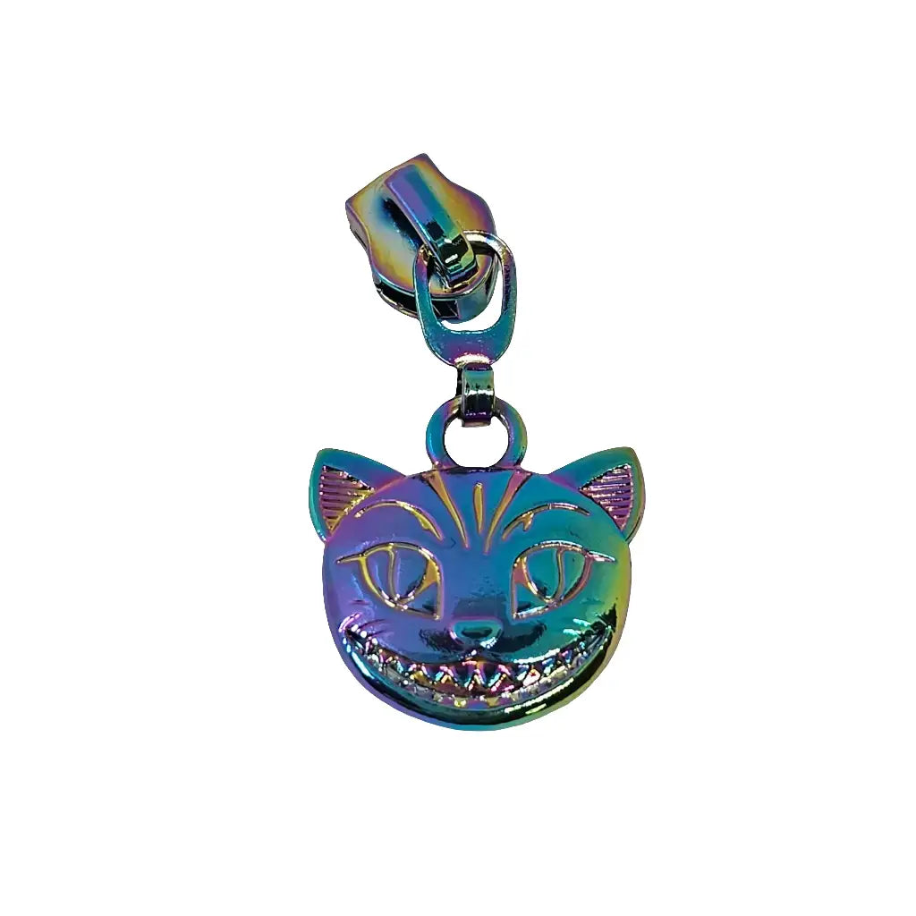Zipper GrinCat Rainbow - Reißverschluss Schieber Gr.5