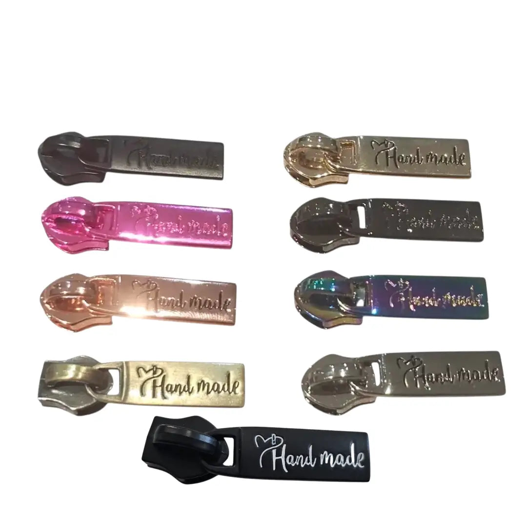 Zipper ’Handmade’ New Style Gold - Reißverschluss Schieber