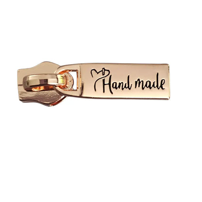 Zipper ’Handmade’ New Style Gold - Reißverschluss Schieber