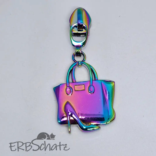 Zipper Handtasche - Rainbow