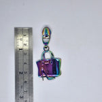 Zipper Handtasche Rainbow - Reißverschluss Schieber Gr.5