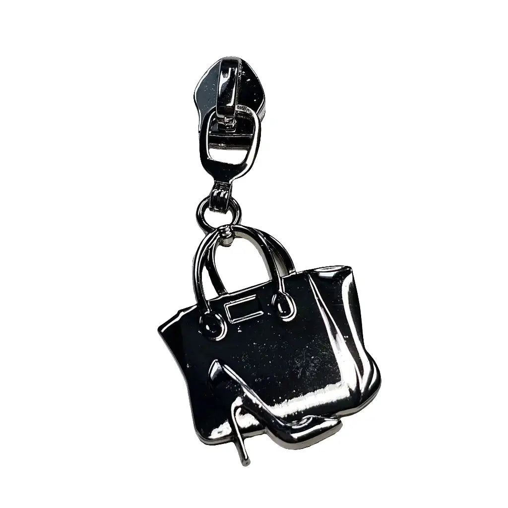Zipper Handtasche Rainbow - Reißverschluss Schieber Gr.5