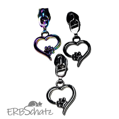 Zipper Herz & Pfote